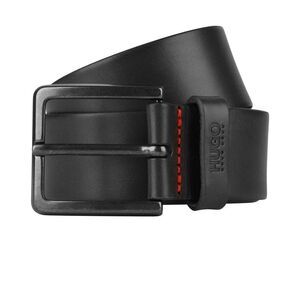 Hugo Mens Gionio Leather Everyday Belt / Black